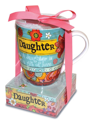 Oak Patch Gifts Relationship Mug & Notepad Giftset: Daughter