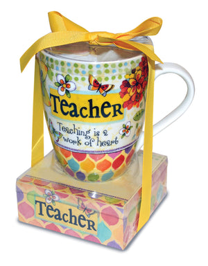 Oak Patch Gifts Relationship Mug & Notepad Giftset: Teacher