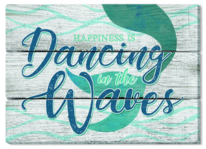 Oak Patch Gifts Coastal: Wooden Magnet: Dancing in the Waves