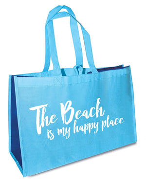 Oak Patch Gifts Coastal: The Beach is My Happy Place Oversized Tote