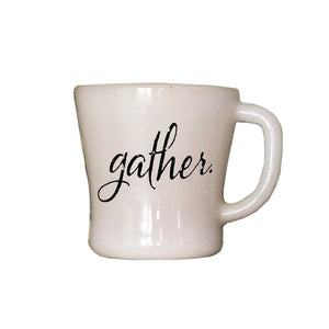 Oak Patch Gifts Vintage Kitchen: Gather Word Mug