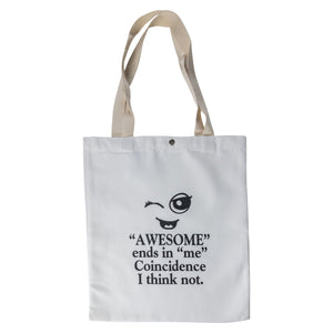 Tote: Awesome ends in "Me"